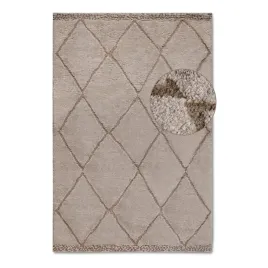 dywan-pluszowy-do-salonu-200x280cm-bezowy-nowoczesny-wzor-boho-3d