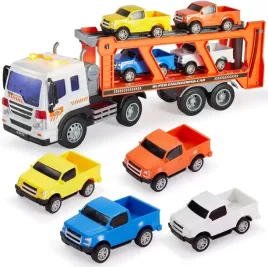 auto-ciezarowka-transporter-tir-z-naczepa-laweta-4-auta-swiatlo-dzwiek