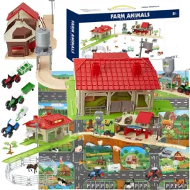 farma-zagroda-stodola-maszyny-zwierzatka-figurki-gospodarstwo-3-traktory