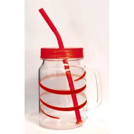 kubek-do-smoothie-czerwony-san-gimex-melamina