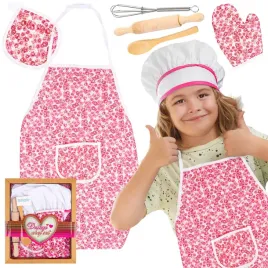 zestaw-kucharza-dla-dzieci-fartuszek-kuchenny-akcesoria-czapka-kucharska