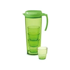 dzbanek-zielony-4-szklaneczki-gimex-melamina