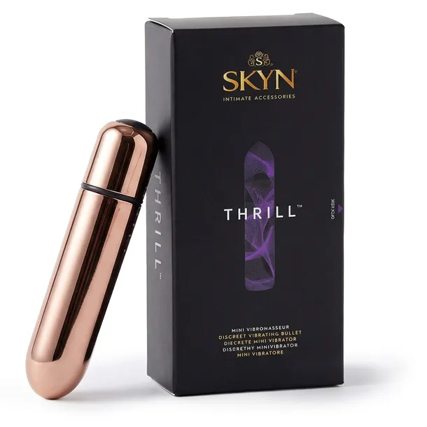 Mini wibrator Skyn Thrill ELEGANCKI DYSKRETNY kompaktowy wodoodporny USB