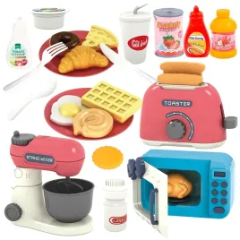 zestaw-do-kuchni-dla-dzieci-akcesoria-kuchenne-mikrofala-mikser-toster