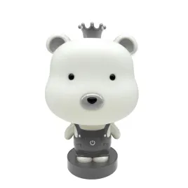 lampka-dekoracyjna-dziecieca-e14-misiek-z-korona-szara-jest-zarowka