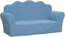 sofa-dla-dzieci-2-os-niebieska-miekki-plusz