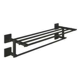 grohe-start-cube-polka-z-wieszakiem-na-reczniki-czarny-mat-410992430