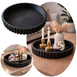 taca-dekoracyjna-nowoczesna-organizer-na-swiece-kosmetyki-255-cm-czarny