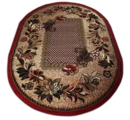 dywan-klasyczny-owal-alfa-bcf-01-czerwony-80x150