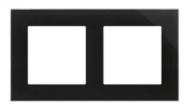 simon-55-ramka-2-krotna-nature-szklo-classic-czarne