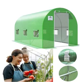 tunel-ogrodowy-foliowy-szklarnia-2x4x2-8m2-zielony-na-warzywa-uv4-gratis