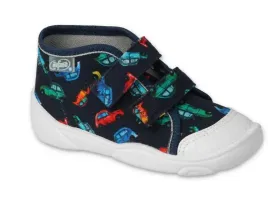 trampki-kapcie-dzieciece-chlopiece-na-rzepy-granatowe-befado-212p075