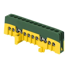 listwa-zaciskowa-izolowana-pro-pe-12-przewodow-zielony