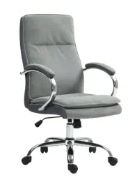 fotel-obrotowy-fb32-fx-szary-na-chromowanej-podstawie