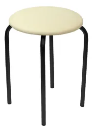 taboret-chico-2-kremowy-na-czarnych-nogach