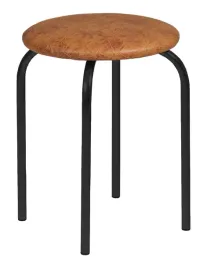 taboret-chico-2-w-odcieniu-orzecha-na-czarnych-nogach