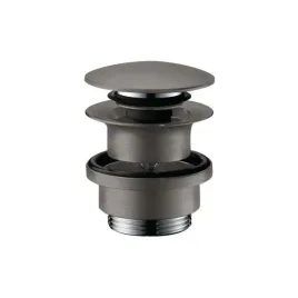hansgrohe-korek-push-do-umywalek-bidetow-czarny-chrom-szczotkowany-50100340