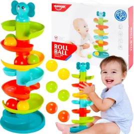 wieza-kuleczkowa-z-pileczkami-zjezdzalnia-slonik