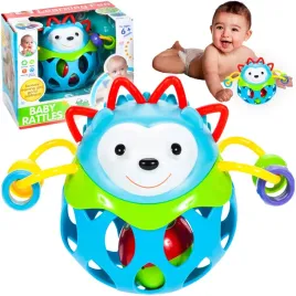 pilka-gumowa-zwierzatko-miekka-grzechotka-gryzak