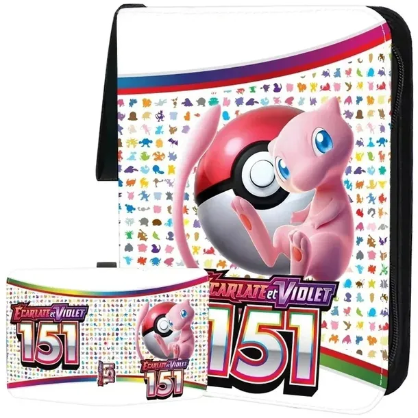 DUŻY ALBUM NA 400 KART POKEMON SEGREGATOR NA KARTY +50 NAKLEJEK GRATIS