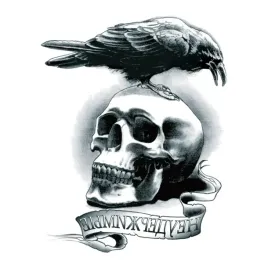 tatuaz-zmywalny-tymczasowy-wodny-czaszka-kruk