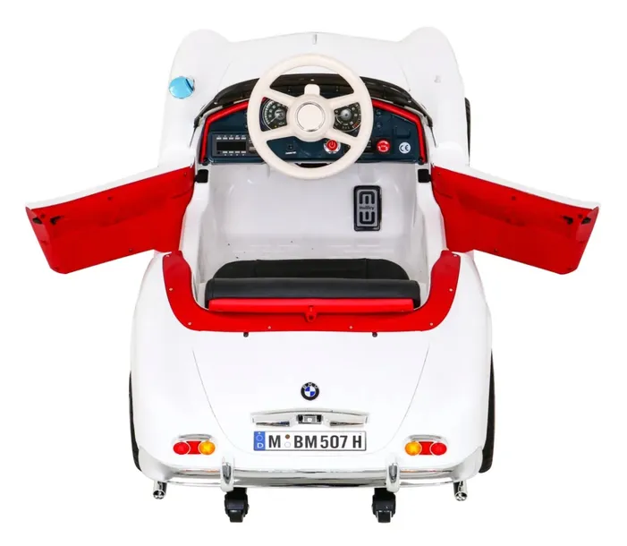 auto-bmw-507-retro-bialy-na-akumulator-dla-dzieci-gratisy-dlugosc-pojazdu-117-cm