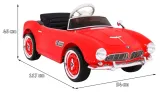 auto-bmw-507-retro-czerwony-na-akumulator-dla-dzieci-gratisy-stan-nowy