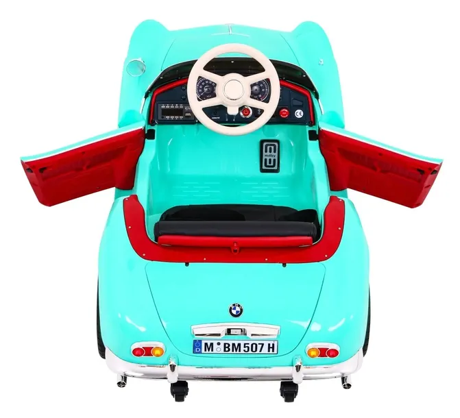 auto-bmw-507-retro-zielony-na-akumulator-dla-dzieci-gratisy-dlugosc-pojazdu-117-cm