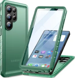 cozycasee-etui-wodoodporne-360-do-samsung-galaxy-s25-ultra-matowe-zielone