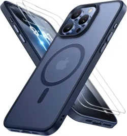 miracase-etui-magsafe-do-iphone-15-pro-max-2x-szklo-lcd-niebieskie-matowe