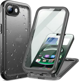 cozycase-etui-wodoodporne-360-do-iphone-16e-17e-ip68-pol-matowe-czarne