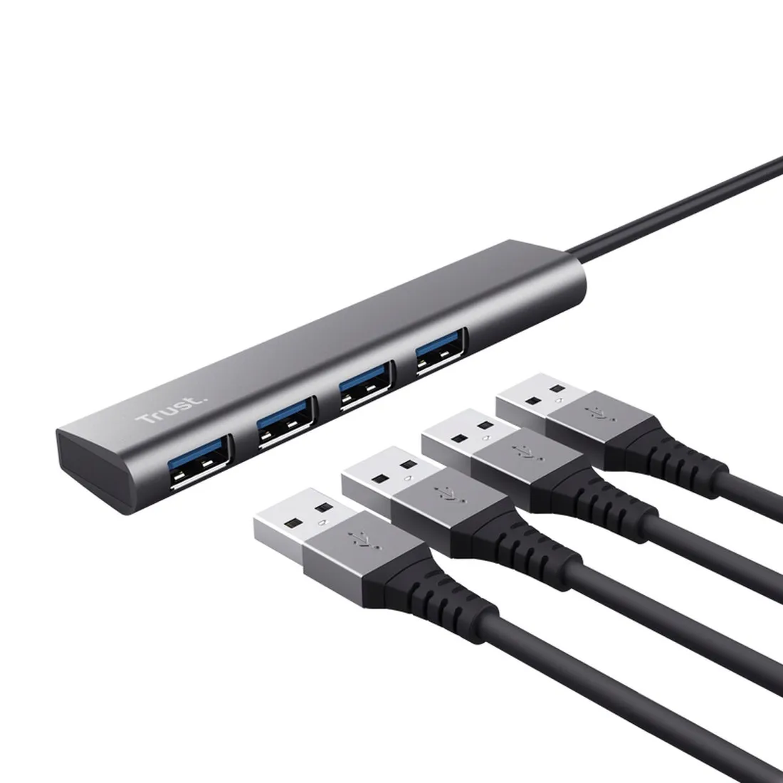hub-usb-trust-24948-szary-10-cm-stan-nowy