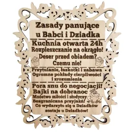 tabliczka-drewniana-zasady-panujace-u-dziadkow