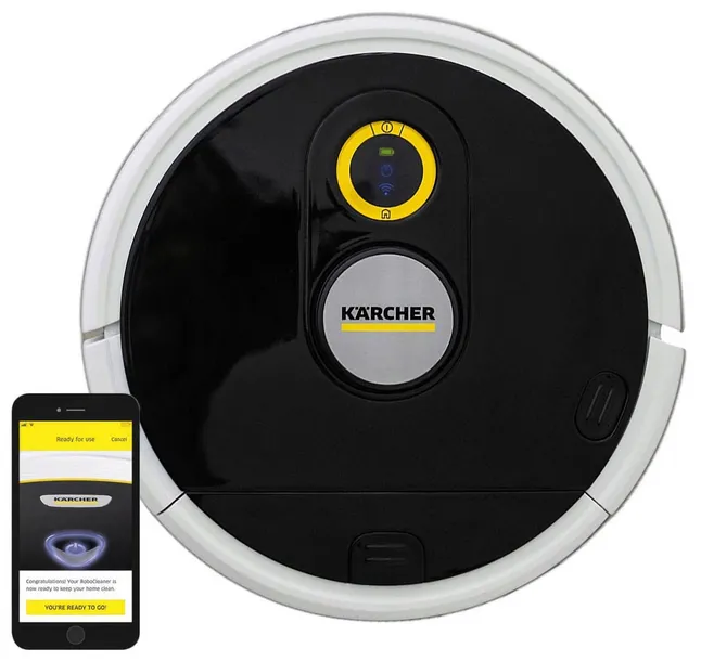Robot sprzątający mopujący Karcher RCF 3 1.269-660.0 nawigacja LiDAR WiFi do twardych podłóg
