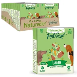 zestaw-mokrej-karmy-dla-psa-bez-kurczaka-18-x-naturediet-lamb-390g-60percent-swie