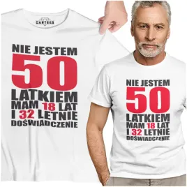 super-t-shirt-meski-urodziny-50-lat-doswiadczenie