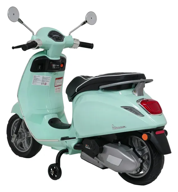 skuter-vespa-roma-zielony-na-akumulator-dla-dzieci-gratisy-maksymalne-obciazenie-25-kg