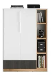 komoda-torino-bialy-dab-castello-grafit-regal-zamykany-polki-101-x-140