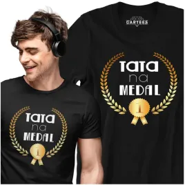 koszulka-meska-tata-na-medal-prezent-na-dzien-ojca