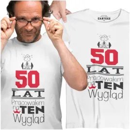 koszulka-meska-prezent-50-lat-pracowalem-na-wyglad