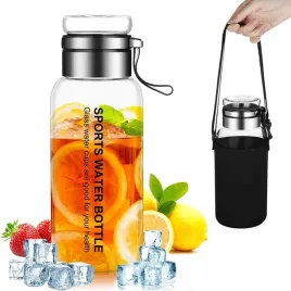 szklana-butelka-z-oslona-1l-etui-szczelna-na-wode-napoje-podrozna-mocna