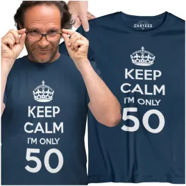 koszulka-meska-duza-urodziny-keep-calm-im-50-lat