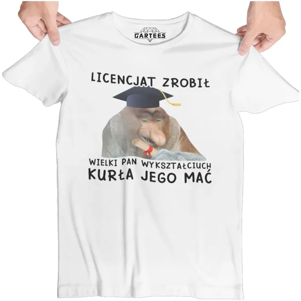 koszulka-meska-janusz-fun-absolwent-super-prezent-kolor-wielokolorowy