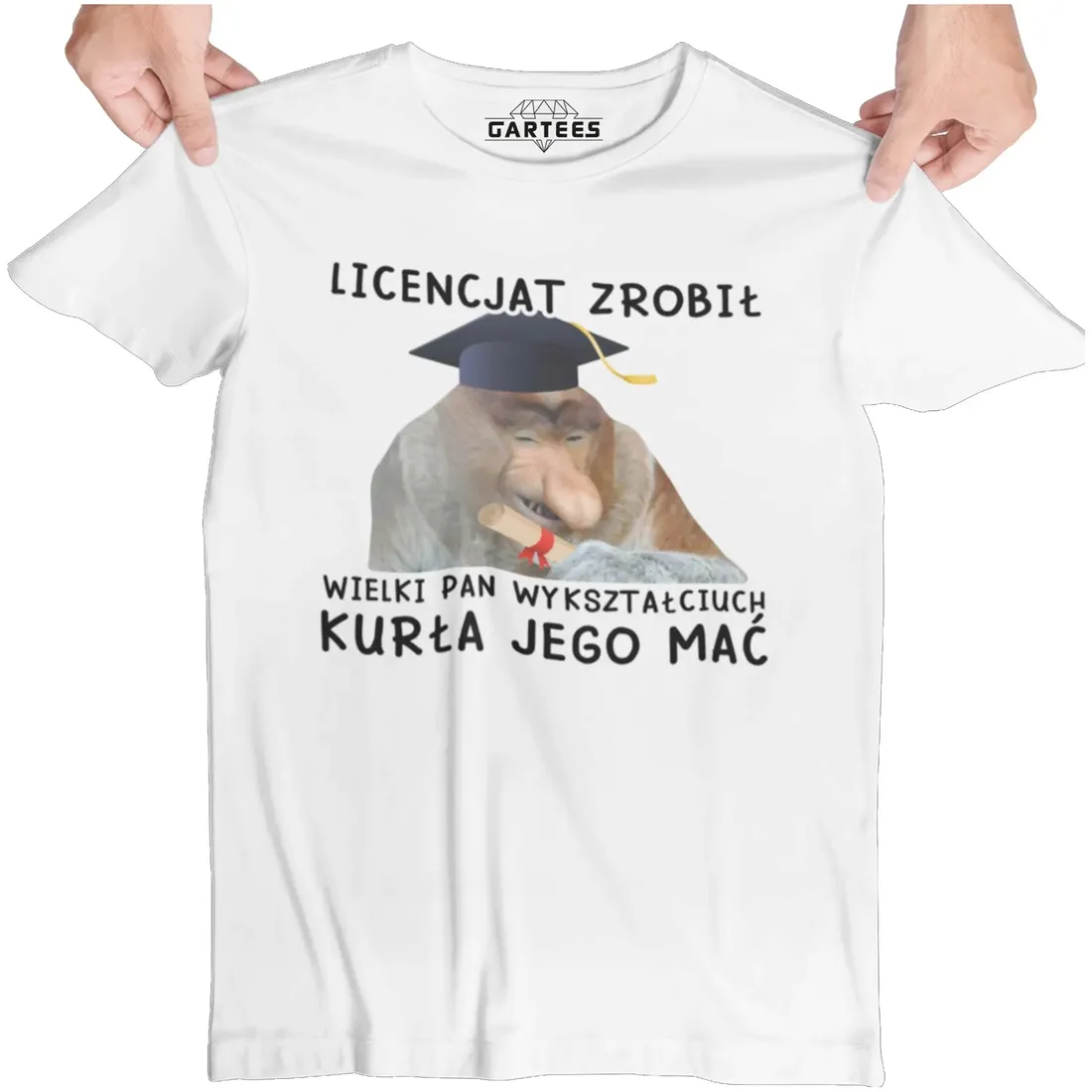 koszulka-meska-janusz-fun-absolwent-super-prezent