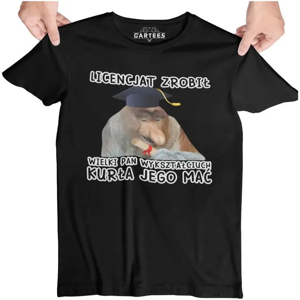 koszulka-meska-janusz-fun-absolwent-super-prezent-material-dominujacy-bawelna