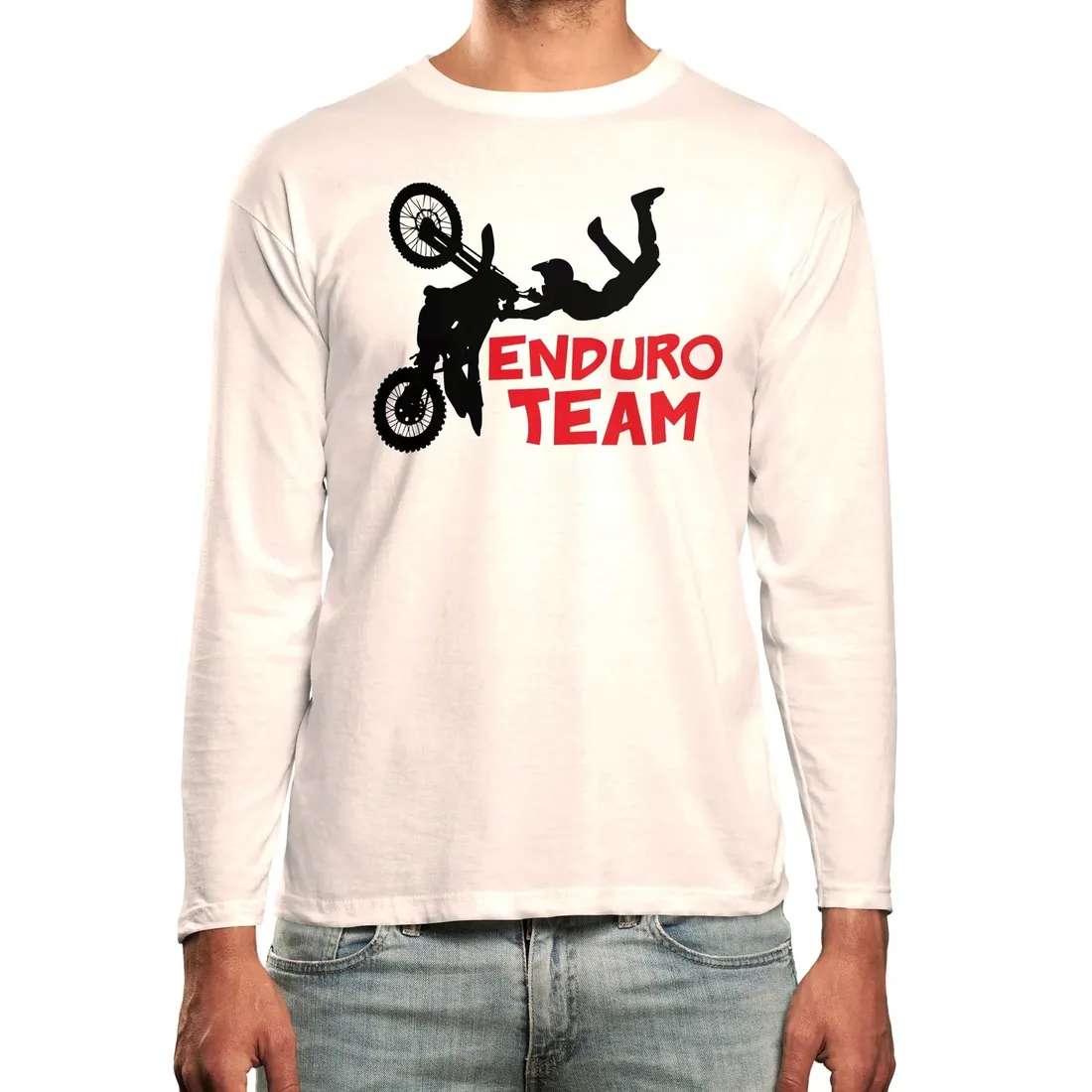koszulka-long-prezent-napis-enduro-team