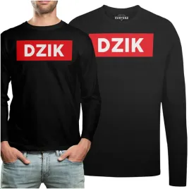 koszulka-long-na-prezent-napis-dzik-silownia