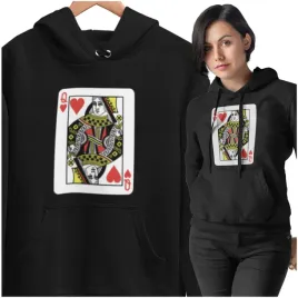bluza-z-kapturem-krolowa-kier-prezent-walentynki