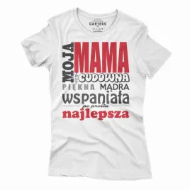 koszulka-damska-tshirt-moja-mama-jest-cudowna