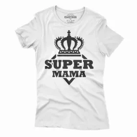 koszulka-damska-tshirt-super-mama-prezent-dla-mamy